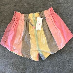 Pink Chicken Girls Theodore Short Multi Stripe